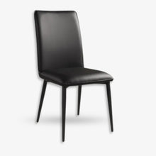 Haven dining chair in black PU