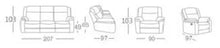 Preston Recliner Lounge Set