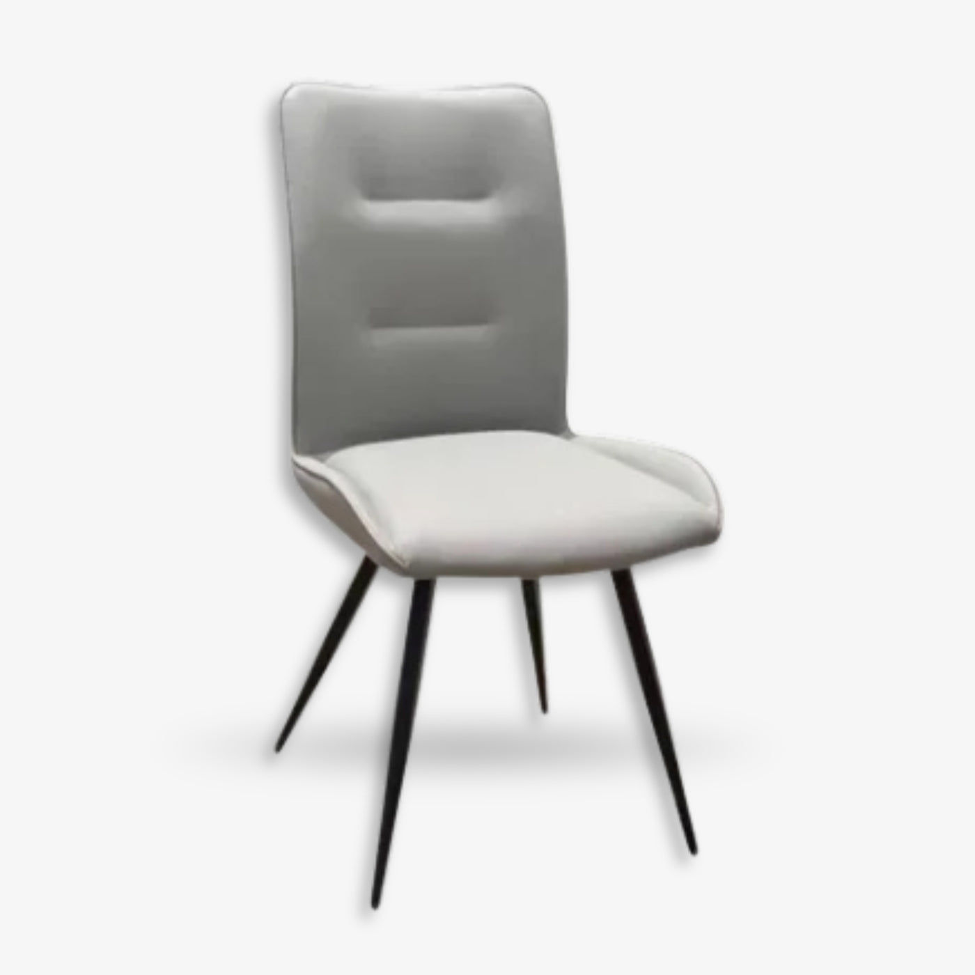 Norway PU dining chair in stone