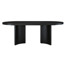 Front view of Ashley Rowanbeck Dining Table – black finish
