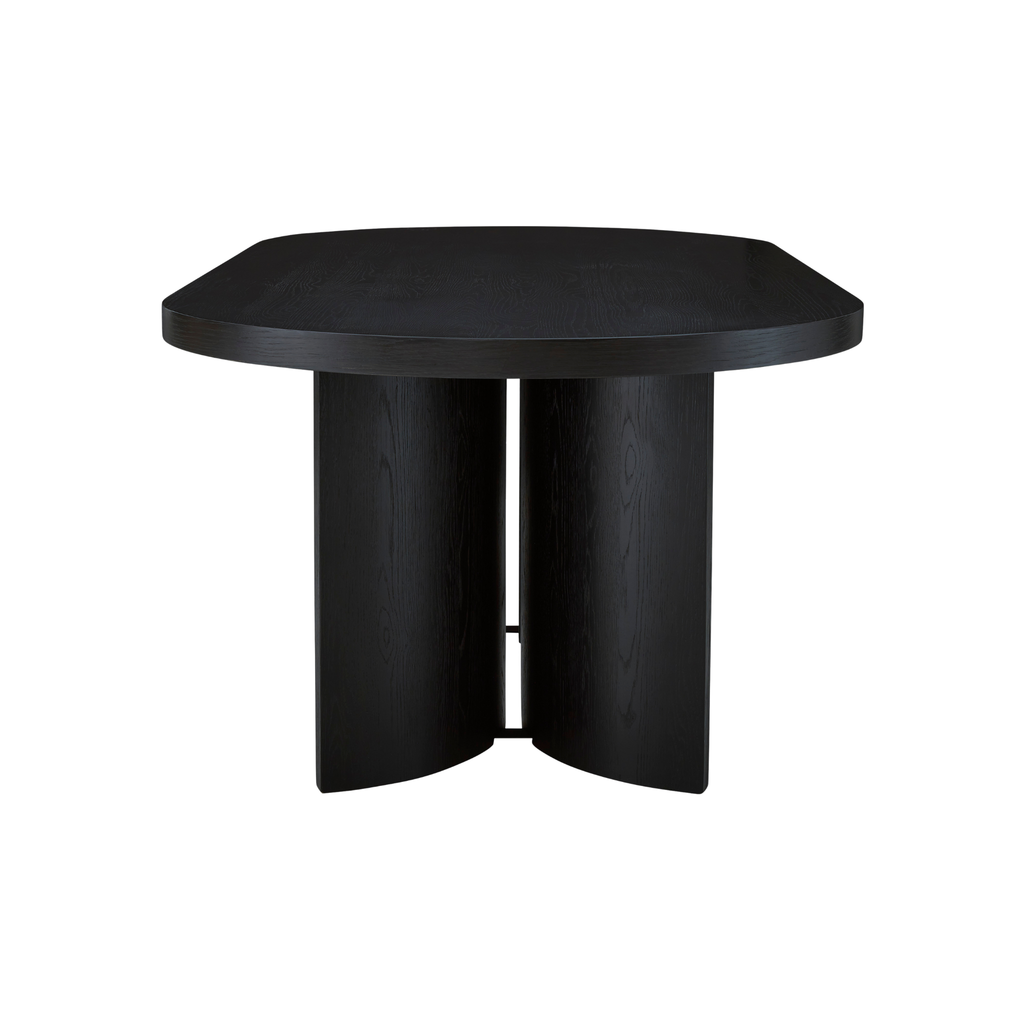 Rowanbeck Dining Table – Black Oval Dining Table | Caesars Griffith