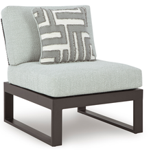 Angled product view showing the sofa’s frame design and depth