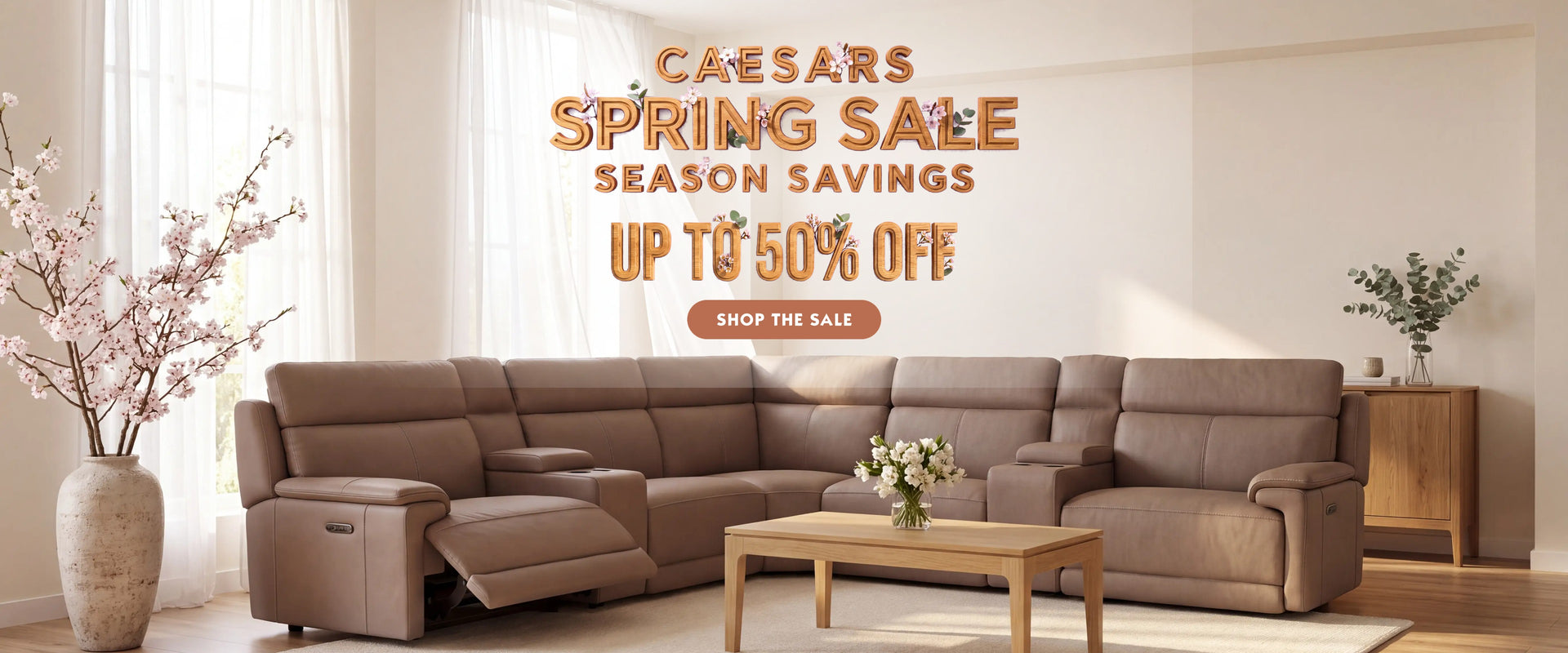 Caesars Spring Sale. Up to 50% off. Shop the sale.